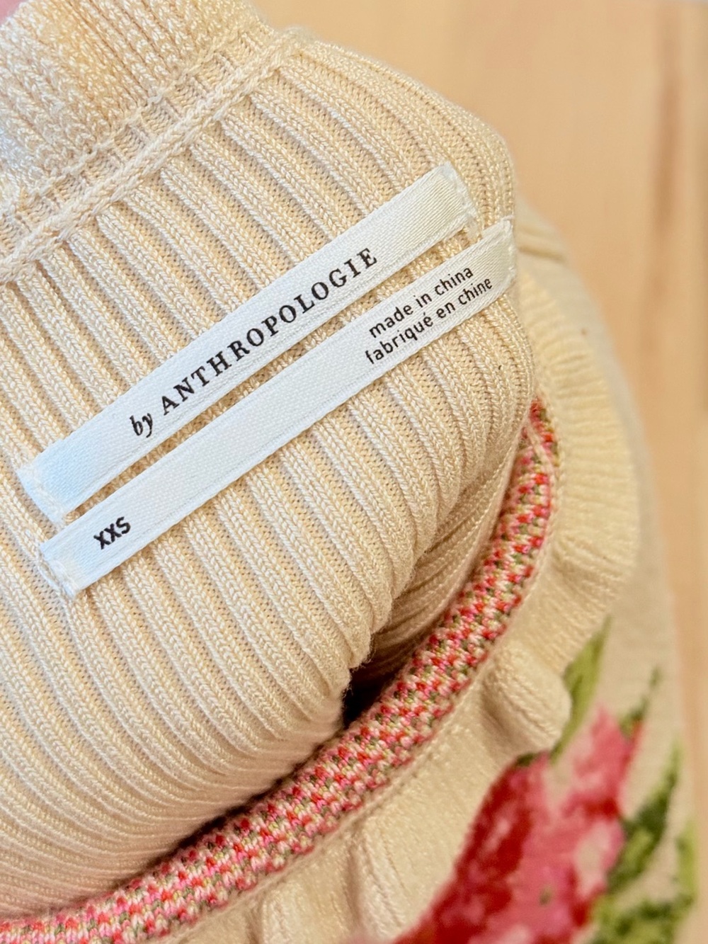 Anthropologie Women’s Bow-Back Sweater Tank - Picture 5 of 7